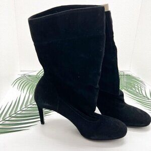 AGL Attilio Giusti Leombruni Michelle Black Leather Ankle Bootie Size 37 NWB